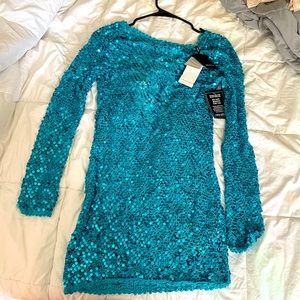 Retrofête Sequin Swim Coverup